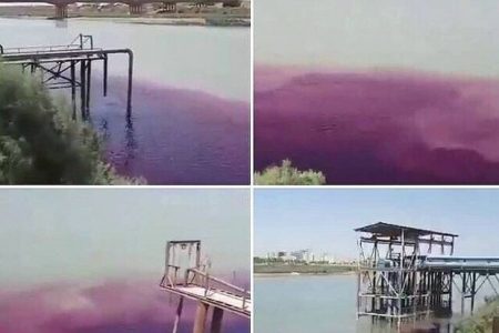 «پرمنگنات پتاسیم» عامل ارغوانی شدن آب کارون بود