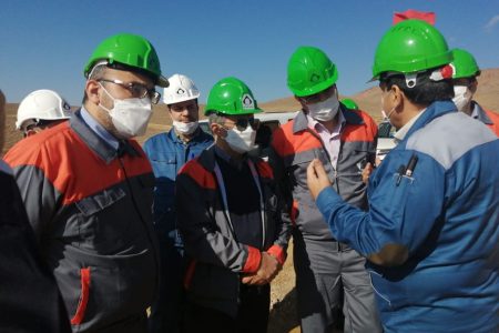 افتتاح معدن طلای دره اشکی و اتاق اسیدشویی مجتمع طلای موته