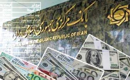 ثبات نرخ رسمی ۳۵ ارز