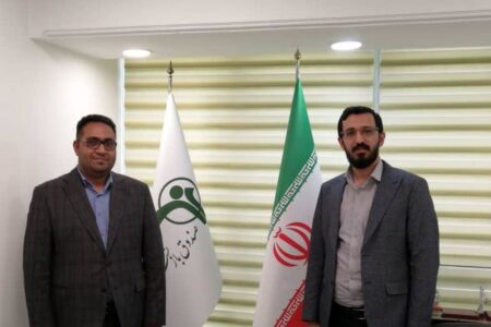 دیدار مدیر روابط عمومى شرکت صبافولاد خلیج فارس با مدیرکل روابط عمومی و امور بین‌الملل صندوق بازنشستگی کشوری
