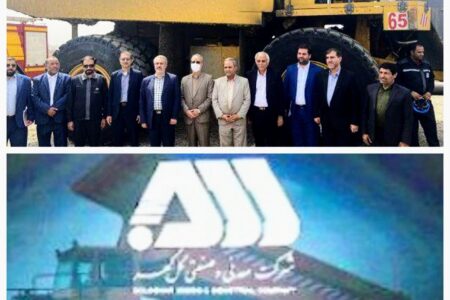 رونمایی از دامپتراک ۶۰ تنی بومی سازی شده با حضور فاطمی امین