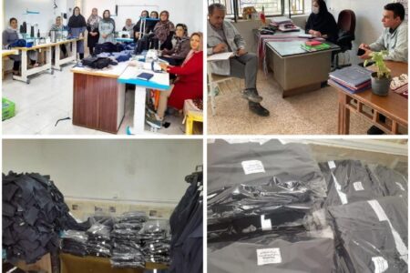  ایجاد فرصت‌های شغلی و توانمندسازی بانوان فیروزه‌ای با همکاری شرکت «مجتمع فولاد خراسان»