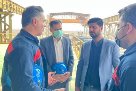 بازدید مدیر حراست شرکت سرمایه‌گذاری صندوق بازنشستگی کشوری از فولاد اکسین خوزستان