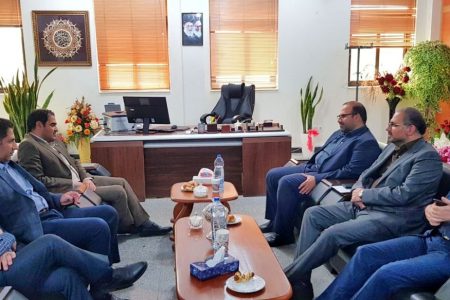 دیدار ابراهیمی مدیرعامل فولاد خوزستان با رئیس سازمان صمت استان خوزستان