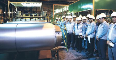 برای نخستین بار در فولاد مبارکه انجام شد؛ تولید کلاف سرد با عرض نامتقارن