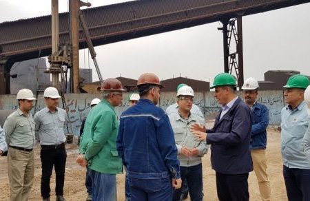 تقدیر رئیس هیات مدیره از روند پیشرفت پروژه‌های شرکت فولاد خوزستان