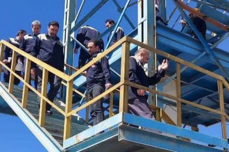 بازدید مدیرعامل ذوب آهن اصفهان از مدیریت ایمنی و آتش نشانی شرکت