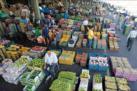 قیمت عمده انواع میوه و سبزی در میادین میوه و تره‌بار تهران