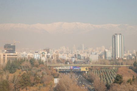 کیفیت هوای تهران در این ۱۰ منطقه قرمز شد