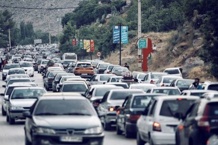 ترافیک در این مسیرهای جاده چالوس سنگین شد