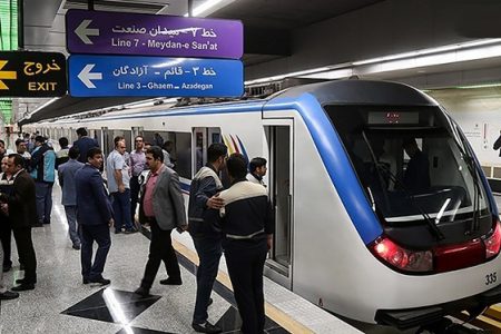 حادثه در خط دو مترو تهران+جزییات