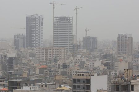 وضعیت هوای تهران نارنجی شد