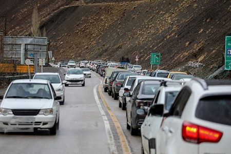 ترافیک در این محدوده جاده چالوس سنگین شد+جزئیات