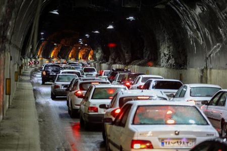 ترافیک سنگین در این مسیر جاده چالوس +محورهای روان