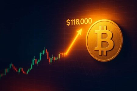 آخرین وضعیت رمزارزها؛ قیمت بیت‌کوین ۱۱۸ هزار دلار را رد کرد