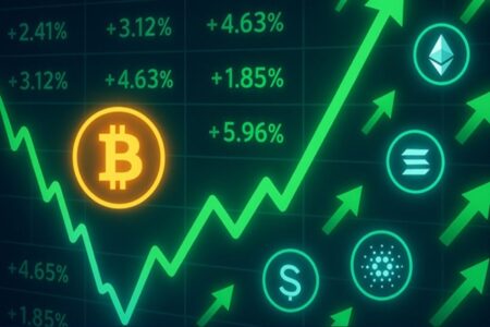 بازار کریپتو سبز شد؛ برندگان و بازندگان ۸ دی صف‌بندی شدند