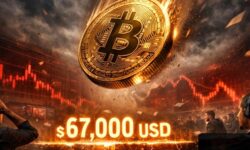 بازار رمزارزها لرزید؛ سقوط بیت‌کوین به ۶۷ هزار دلار