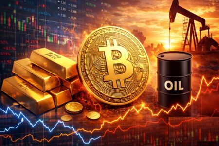 مروری بر بازار بیت‌کوین، طلا و نفت تا نیمه اول فروردین