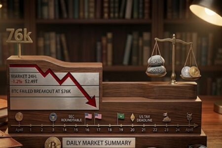 خلاصه و تحلیل وضعیت بازار کریپتو امروز ۲۶ فروردین