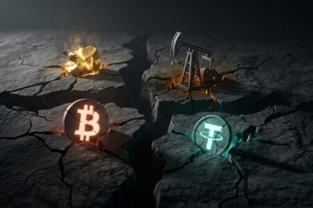 تحلیل وضعیت بیت‌کوین، طلا، تتر و نفت امروز ۲۳ فروردین