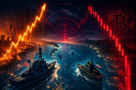 سقوط قیمت بیت‌کوین زیر فشار احساسات نزولی