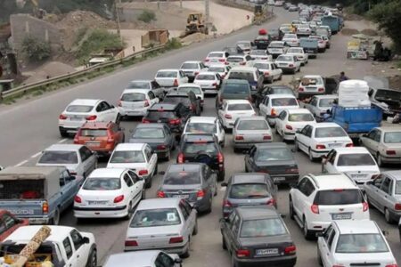 ترافیک سنگین در جاده چالوس+محورهای مسدود