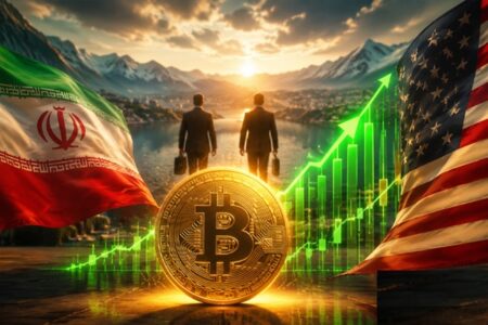 آغاز مذاکرات ایران آمریکا و سبزپوشی بیت‌کوین