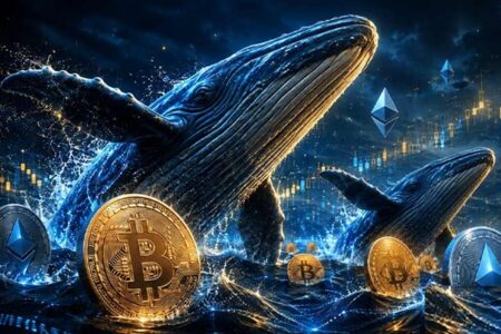نهنگ‌ها ۱۴۹ میلیون دلار روی بیت‌کوین و اتریوم شرط بستند