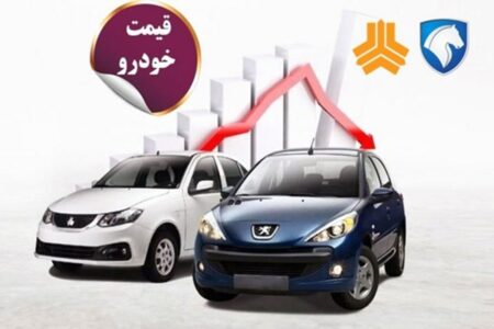 ریزش سنگین قیمت خودرو در بازار؛ ۲۰۷ و شاهین رکورد زدند
