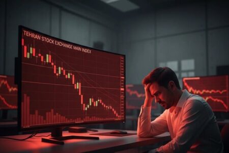سقوط سنگین بورس؛ شاخص کل ۴۴ هزار واحد ریخت