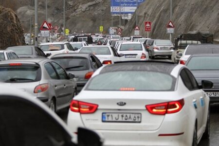 هشدار به رانندگان؛ وضعیت ترافیکی در جاده چالوس