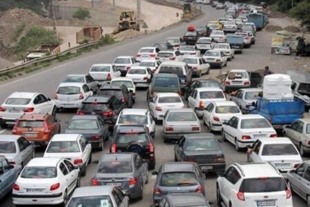 قفل ترافیک در محورهای شمالی؛ جاده چالوس یک‌طرفه شد