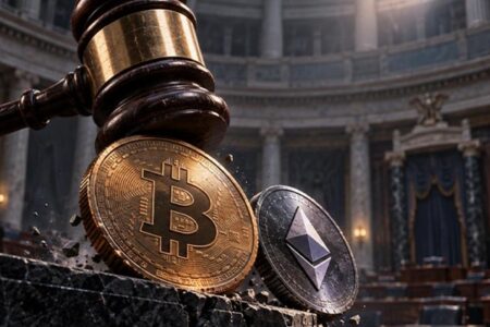 بیت‌کوین و اتریوم زیر فشار سنگین؛ ۳۸۰ میلیون دلار لانگ آنها لیکویید شد