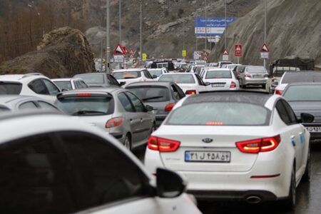 ترافیک سنگین در جاده‌های شمالی؛ چالوس و هراز قفل شدند